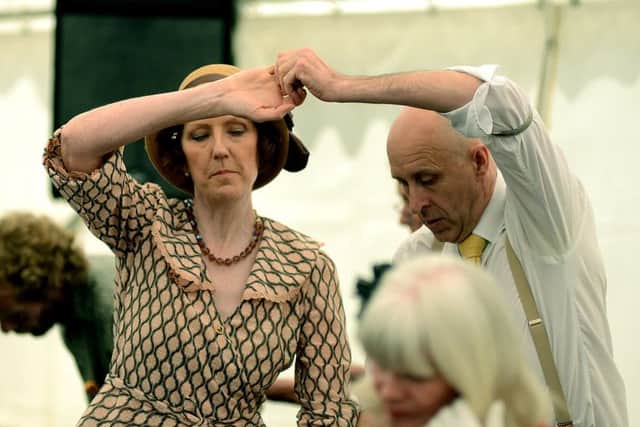 Dancers get into the swing at a previous Vintage Day celebration.