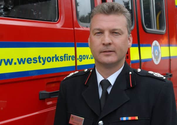 West Yorkshire Fire and Rescue Chief Fire Officer, Simon Pilling