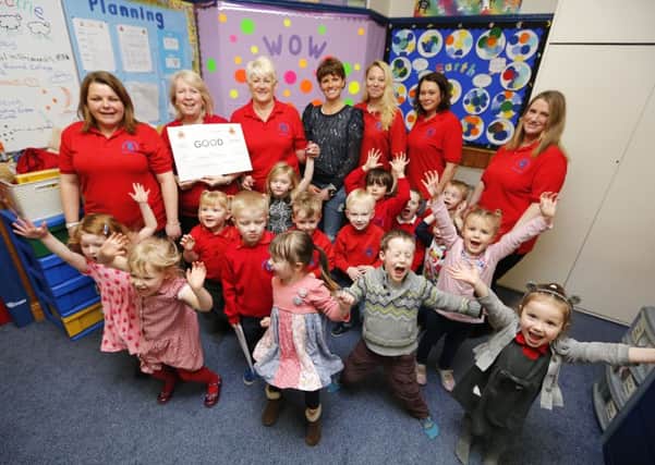 Norristhorpe Playgroup pre-school is celebrating their recent Ofsted.