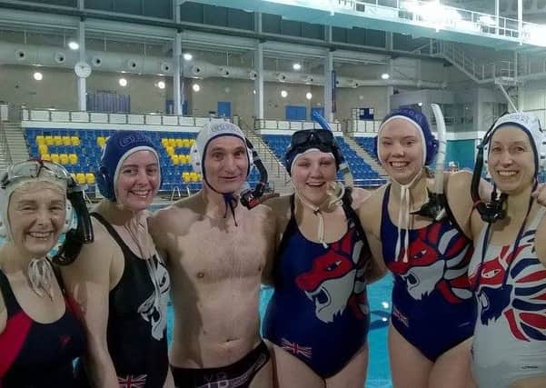 Yorkshire players who represented Great Britain at the world Underwater Hockey Championships in South Africa.