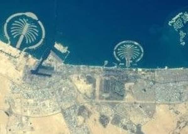Time Peake's picture of Dubai from space.
