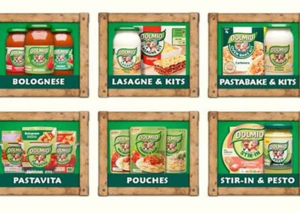 Popular food sauces from Dolmio and Uncle Bens.
