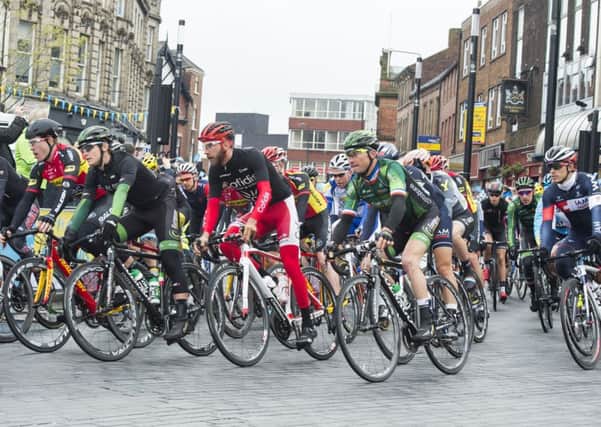Last year's Tour de Yorkshire in Wakefield. Pic by Dean Atkins