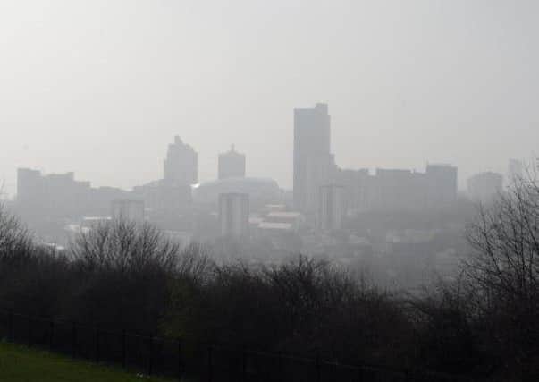 Towns and cities across Yorkshire could be shrouded in smog this weekend.