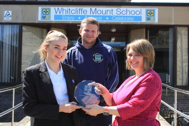 Whitcliffe Mount Schools annual sports presentation evening: Outstanding Achievement Presentation.