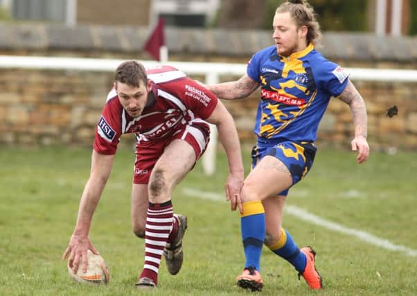 Jake Wilson was among the Thornhill try scorers but he was unable to prevent the Trojans slipping to defeat against Askam.