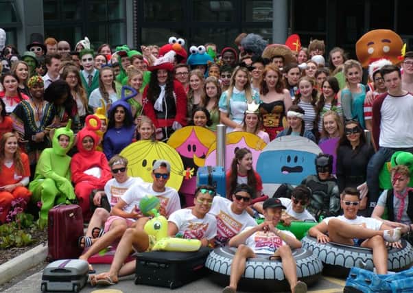 Students got into party mood as they celebrated their end of school year.
More than 250 year 13 students at Heckmondwike Grammar school got dressed up.