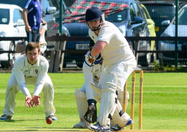 James Byrne hit 53 to give Hanging Heaton the edge over Yeadon. Picture: Jake Oakley