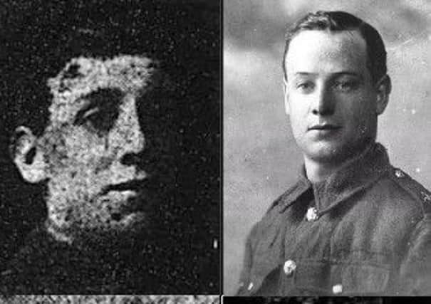 Four of the men from Batley and Birstall who died during the Battle of the Somme. Clockwise from top left: Pte Sam Heaps, L Cpl Herbert Booth, Pte Frank Ward and Pte John Cawthorne. Supplied by Tony Dunlop of Project Bugle.