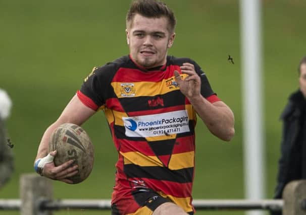 Ben Spaven scored two tries for Shaw Cross A.