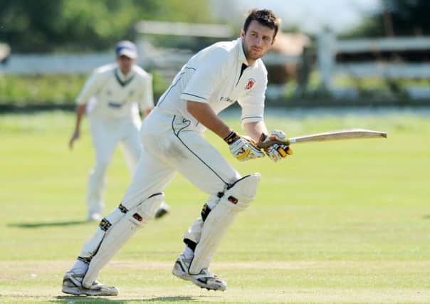 Andrew Fortis struck a splendid 109 not out as Moorlands defeated Kirkheaton in the Huddersfield League Championship last Saturday.