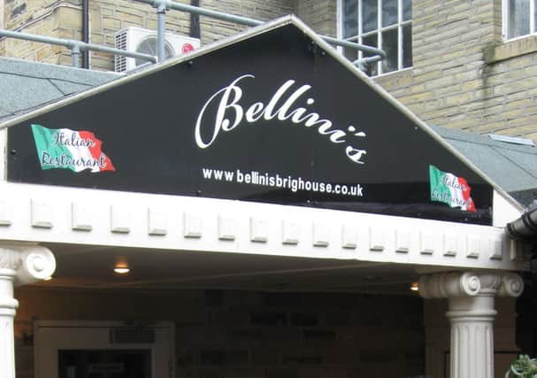Bellinis restaurant.
