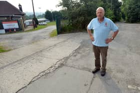 Newspaper: Dewsbury Reporter Series.
Story: Vital improvements needed to Quaker Lane access for Liversedge Football Club.
Pictured: Chairman Bob Gawthorpe.
Reporter: John Blow.
Photographer: Andrew Bellis
email: andrewbellisphotography@gmail.com
Mobile: 07885 426 523
Photo date: 20/07/16
Picture ref: AB272a0716