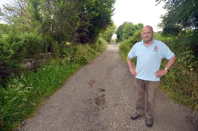 Newspaper: Dewsbury Reporter Series.
Story: Vital improvements needed to Quaker Lane access for Liversedge Football Club.
Pictured: Chairman Bob Gawthorpe.
Reporter: John Blow.
Photographer: Andrew Bellis
email: andrewbellisphotography@gmail.com
Mobile: 07885 426 523
Photo date: 20/07/16
Picture ref: AB272b0716