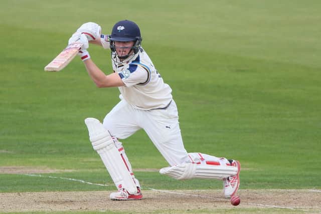 UNBEATEN: Gary Ballance was 46 not out in Yorkshires second innings, but much of the third day of their Championship match at Hampshire was lost to the weather.