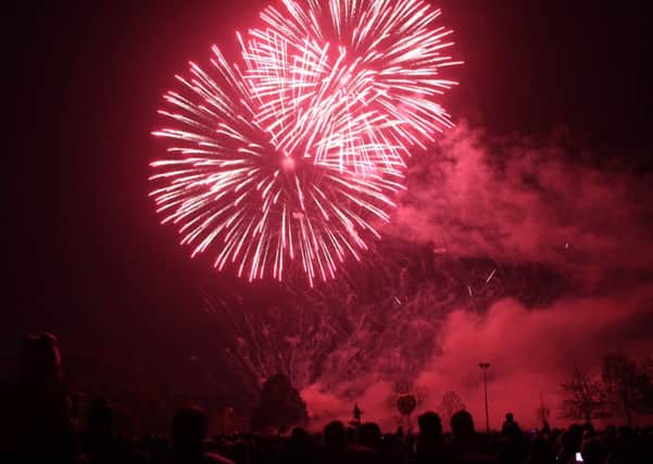 The fireworks will fill the sky on Saturday, November 5