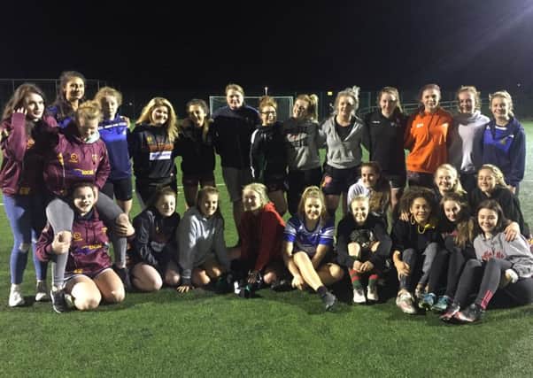 The Yorkshire West Girls Under-16s squad are preparing to face the all conquering Batley Bulldogs Girls at Dewsburys Tetleys Stadium on November 26.