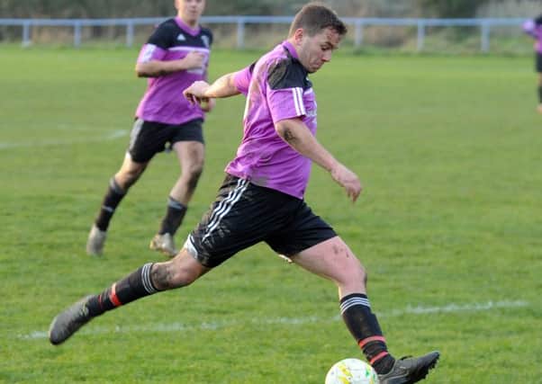 Aiden Schofield, pictured in his days playing for Thornhill, was on target as Lower Hopton progressed to the West Riding County Challenge Cup third round with victory over Brighouse Town Development.