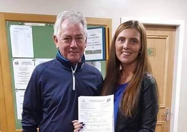 Cleckheaton teenager Megan Clarke has secured a golf scholarship in the USA.