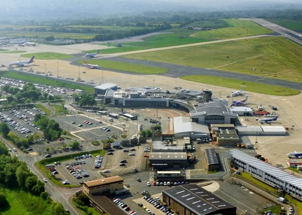 A new railway station serving Leeds Bradford Airport is among the proposals outlined today by Leeds city council. Pic: Tony Johnson