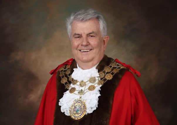 The Mayor of Kirklees, Jim Dodds.