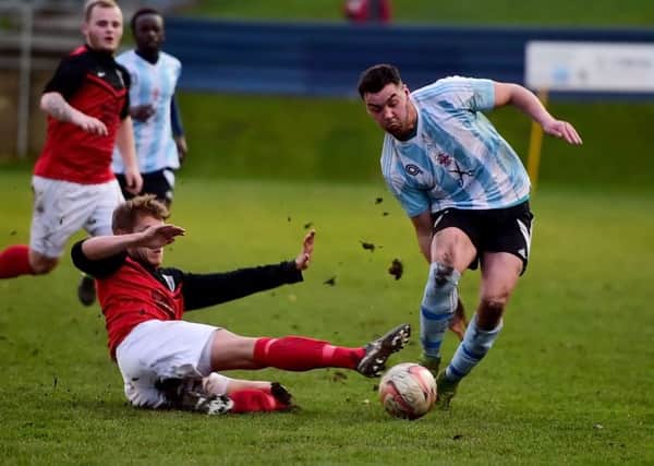 Joe Walton struck twice as Liversedge recorded a terrific 5-2 victory away to Armthorpe Welfare in the Northern Counties East League Premier Division last Saturday.
