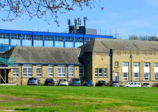Castle Hall Academy on Richard Thorpe Avenue in Mirfield. (D541D318)