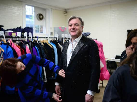 Ed Balls dressed to thrill for the Strictly Live tour