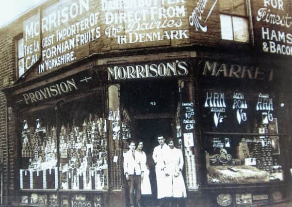 RETAIL GIANT: An old photograph of one of the first Morrison grocery stores in Bradford.