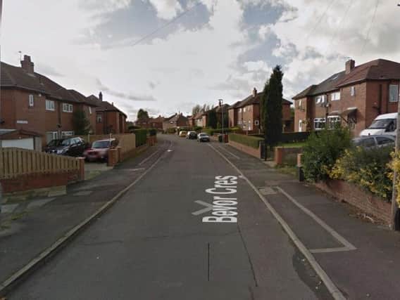 The robbery took place at a house in Bevor Crescent, Heckmondwike. Picture: Google