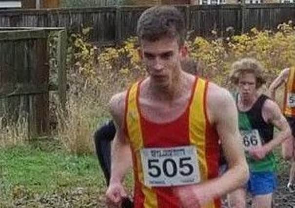 Spenborough AC's Paul Davis at the National Cross Country Championships in Nottingham