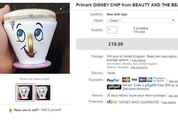 The Chip Cup has sold out in stores and online.