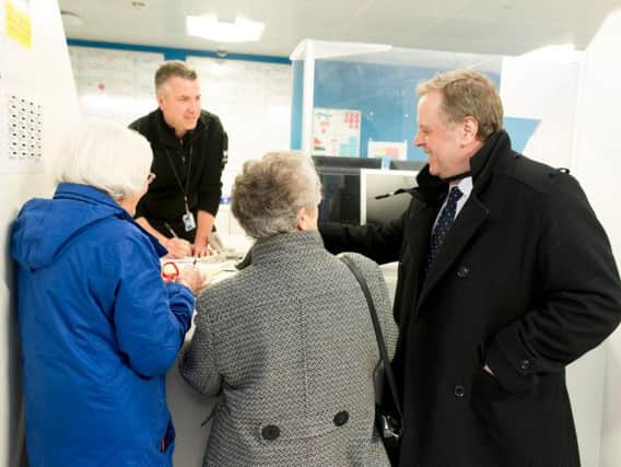 West Yorkshire police and crime commissioner Mark Burns-Williamson, right, is seeking more Independent Custody Visitors.