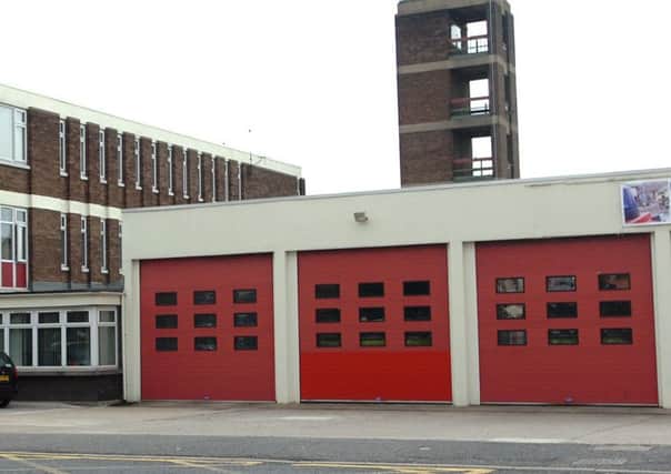 Dewsbury fire station before it closed.