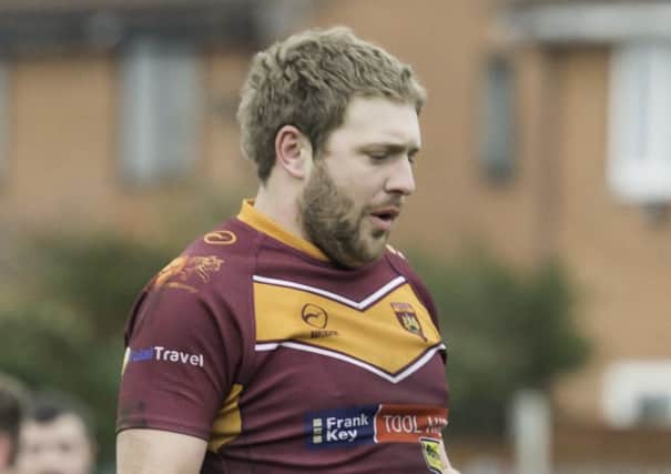 James Eatherley was forced to switch from prop to full-back for Dewsbury Moor's game at Rylands last Saturday.