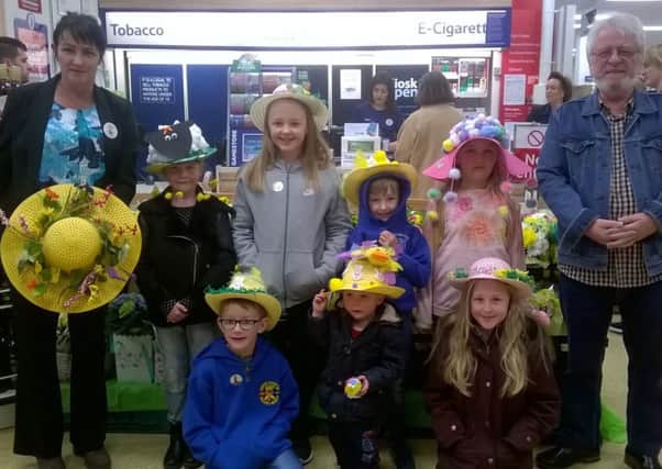 EASTER TREATS: At the Tesco store during the fun activities.