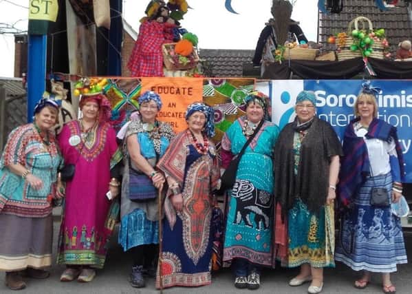 The Soroptimist International of Dewsbury and District groups colourful and vibrant float scooped first prize at the Gawthorpe Maypole event.