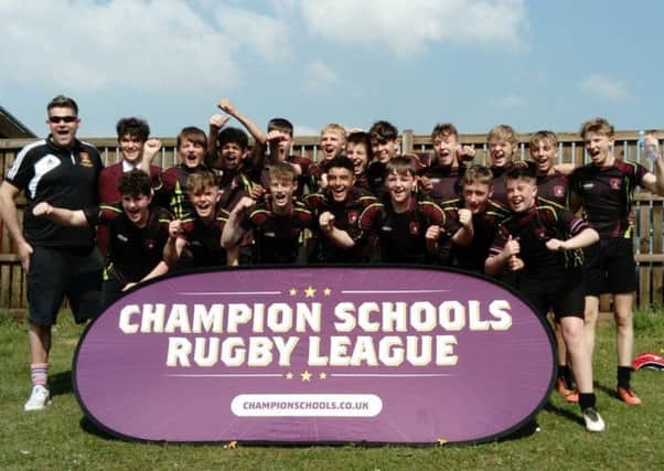 Mirfield Free Grammar Schools Year 9 rugby team will compete at the National Cup final