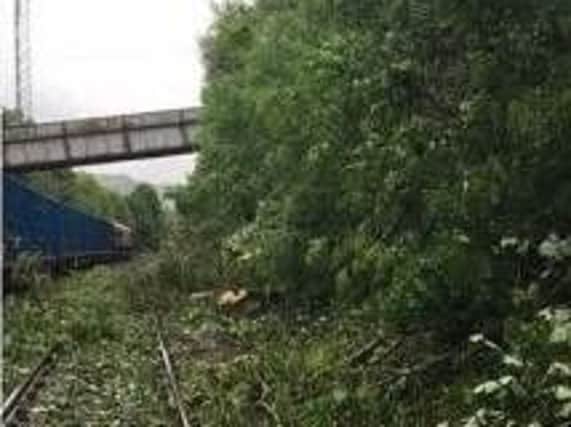 Northern shared this picture showing the aftermath of the landslip.