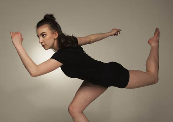 DEGREE COURSE: Talented dancer Mika George Evans.