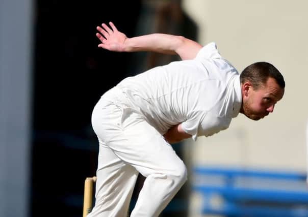Darrell Sykes returned impressive figures of 5-39 from 11 overs as he helped Moorlands record a 39-run victory over Armitage Bridge as they moved up to second place in the Drakes Huddersfield League Premiership.