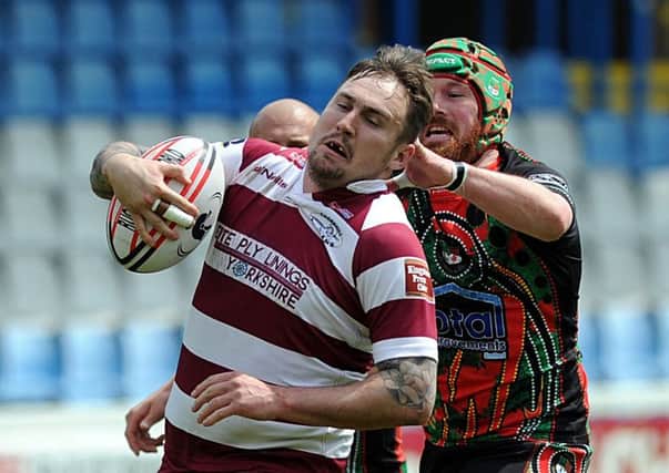 Danny Ratcliffe was among the Thornhill Trojans try scorers as they earned victory away to National Conference League Division Two promotion rivals Dudley Hill last Saturday.