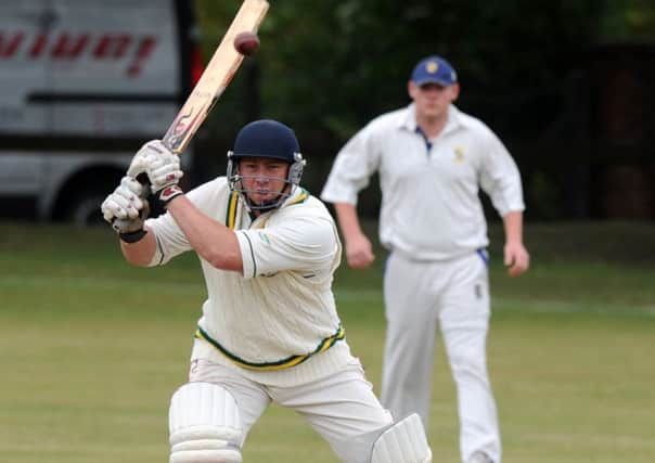 Eric Austin hit a splendid 105 not out but was unable to prevent Birstall bowing out of the Priestley Cup.