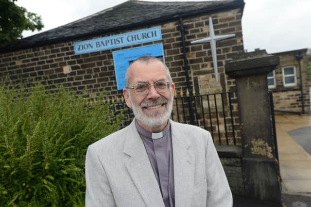 Mirfield Zion Baptist Church's new pastor the Rev Terry Pottle.