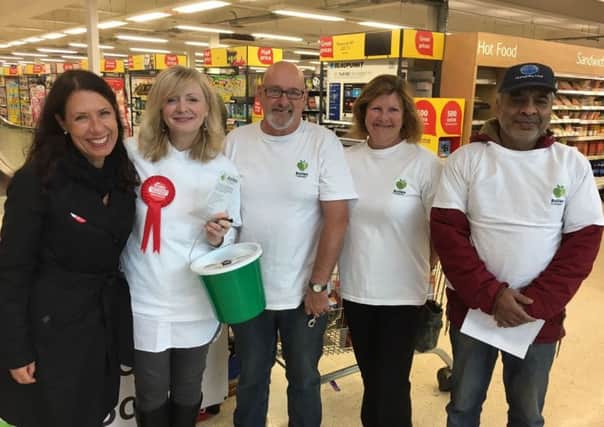 NEW CAMPAIGN: Batley and Spen MP Tracy Brabin nominated the food bank as her first chosen charity.