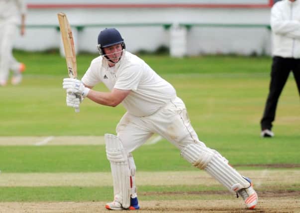 Richard Foster made 74 as Hanging Heaton defeated Hyde to reach the ECB National Cup quarter-finals last Sunday. Picture: Steve Riding.