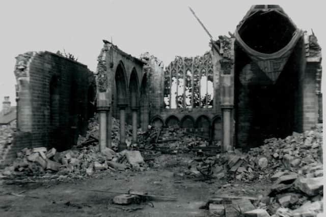 DEMOLISHED: St John the Baptist church was destroyed during the slum clearance of Westtown in the 1960s.