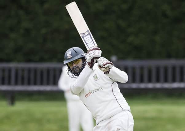Adal Islam struck a useful 23 for East Bierley in a dramatic final day of the Bradford Premier League season which saw the South View Road side avoid relegation after rain saved them from defeat at the hands of Bradford and Bingley last Saturday. Picture: Paul Butterfield