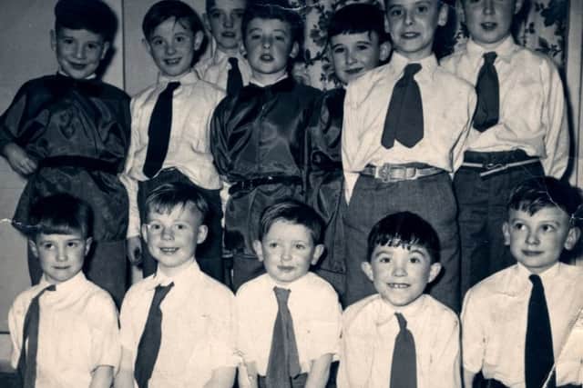 Thornhill Social Club: John Croft is pictured first left on the front row with a group of very smart youngsters.