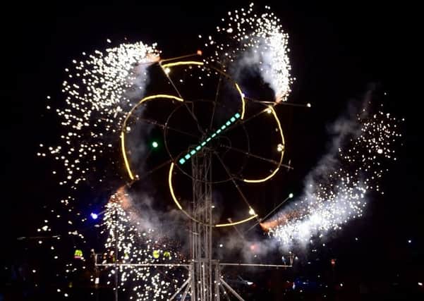 The Momentum Wheel was part of the fantastic display
